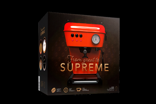 Typical application for Pure Supreme: strong and sturdy box for good protection and quality print results to align with a premium brand profile.
